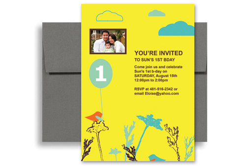 Online Design Templates Printable Birthday Invitation 5x7 ...